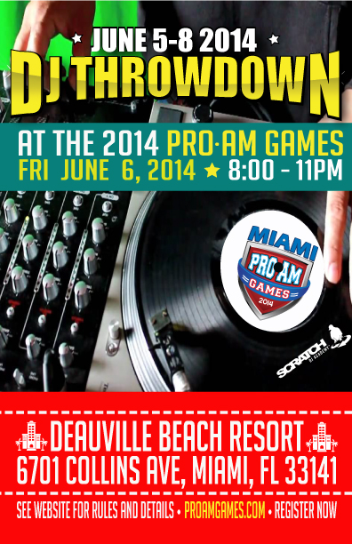 Miami Dj Battle ProAm Games 2014