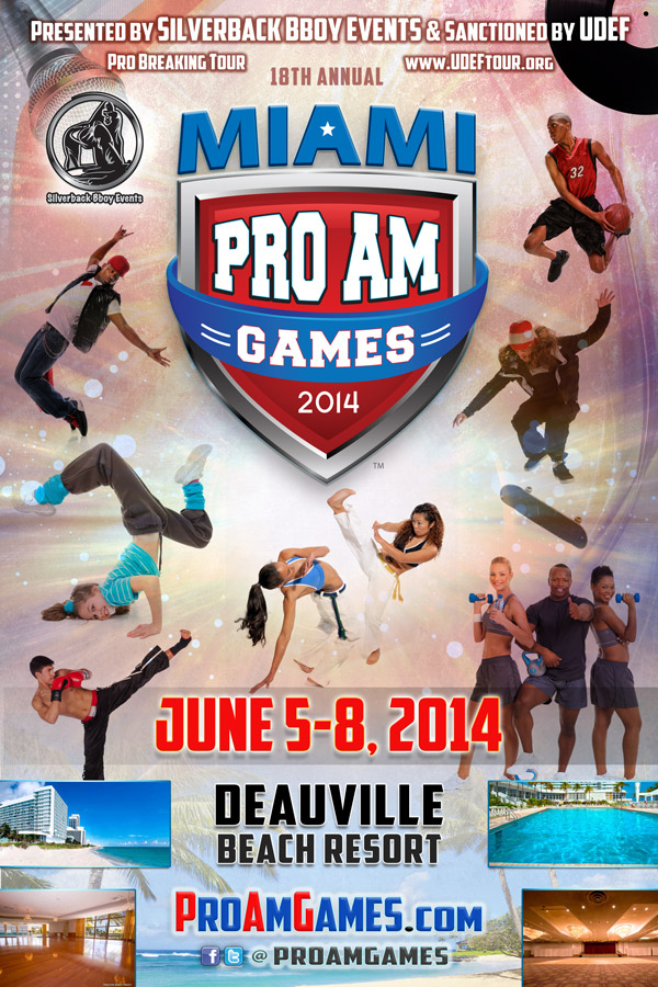 Miami ProAm Games 2014 Poster